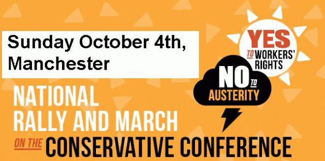 TUC - No to Austerity, 4 Oct, march and rally
