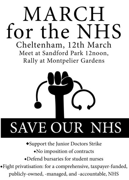 NHS March 12 March