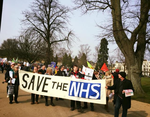 Photo 3 of Cheltenham - March for the NHS. Support Junior Doctors! in Montpellier Gardens