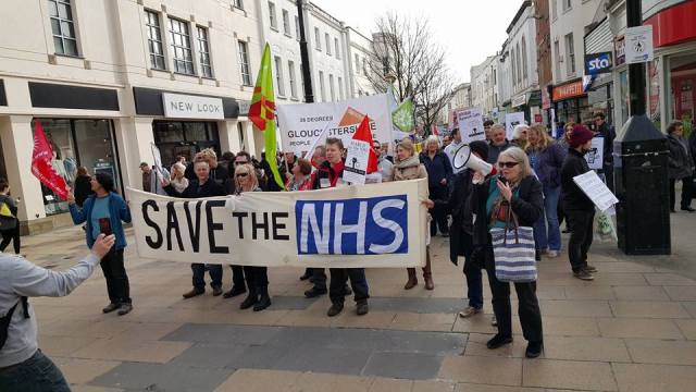 Photo 4 of Cheltenham - March for the NHS. Support Junior Doctors!- in The Strand